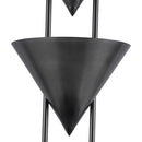 Three Light Floor Lamp<br /><span style="color:#4AB0CE;">Entrega: 4-10 dias en USA</span><br /><span style="color:#4AB0CE;font-size:60%;">PREGUNTE POR ENTREGA EN PANAMA</span><br />Collection: Versus<br />Finish: Aged Steel