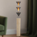 Alora - FL341367STA - Three Light Floor Lamp - Versus - Aged Steel