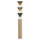 Alora - FL341367STA - Three Light Floor Lamp - Versus - Aged Steel