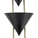 Three Light Floor Lamp<br /><span style="color:#4AB0CE;">Entrega: 1-2 semanas en USA</span><br /><span style="color:#4AB0CE;font-size:60%;">PREGUNTE POR ENTREGA EN PANAMA</span><br />Collection: Versus<br />Finish: Urban Bronze