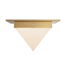 One Light Flush Mount<br /><span style="color:#4AB0CE;">Entrega: 6-7 semanas en USA</span><br /><span style="color:#4AB0CE;font-size:60%;">PREGUNTE POR ENTREGA EN PANAMA</span><br />Collection: Mineral<br />Finish: Patina Brass/Alabaster