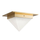 One Light Flush Mount<br /><span style="color:#4AB0CE;">Entrega: 6-7 semanas en USA</span><br /><span style="color:#4AB0CE;font-size:60%;">PREGUNTE POR ENTREGA EN PANAMA</span><br />Collection: Mineral<br />Finish: Patina Brass/Alabaster