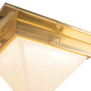 One Light Flush Mount<br /><span style="color:#4AB0CE;">Entrega: 6-7 semanas en USA</span><br /><span style="color:#4AB0CE;font-size:60%;">PREGUNTE POR ENTREGA EN PANAMA</span><br />Collection: Mineral<br />Finish: Patina Brass/Alabaster