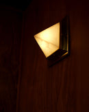 Alora - FM345084PTBAR - One Light Flush Mount - Mineral - Patina Brass/Alabaster