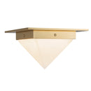 One Light Flush Mount<br /><span style="color:#4AB0CE;">Entrega: 6-7 semanas en USA</span><br /><span style="color:#4AB0CE;font-size:60%;">PREGUNTE POR ENTREGA EN PANAMA</span><br />Collection: Mineral<br />Finish: Patina Brass/Alabaster