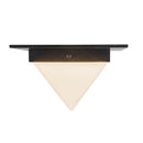 One Light Flush Mount<br /><span style="color:#4AB0CE;">Entrega: 3-4 semanas en USA</span><br /><span style="color:#4AB0CE;font-size:60%;">PREGUNTE POR ENTREGA EN PANAMA</span><br />Collection: Mineral<br />Finish: Urban Bronze/Matte Opal Glass