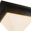 One Light Flush Mount<br /><span style="color:#4AB0CE;">Entrega: 3-4 semanas en USA</span><br /><span style="color:#4AB0CE;font-size:60%;">PREGUNTE POR ENTREGA EN PANAMA</span><br />Collection: Mineral<br />Finish: Urban Bronze/Matte Opal Glass