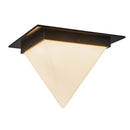One Light Flush Mount<br /><span style="color:#4AB0CE;">Entrega: 3-4 semanas en USA</span><br /><span style="color:#4AB0CE;font-size:60%;">PREGUNTE POR ENTREGA EN PANAMA</span><br />Collection: Mineral<br />Finish: Urban Bronze/Matte Opal Glass