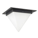 One Light Flush Mount<br /><span style="color:#4AB0CE;">Entrega: 3-4 semanas en USA</span><br /><span style="color:#4AB0CE;font-size:60%;">PREGUNTE POR ENTREGA EN PANAMA</span><br />Collection: Mineral<br />Finish: Urban Bronze/Matte Opal Glass