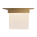 One Light Flush Mount<br /><span style="color:#4AB0CE;">Entrega: 4-10 dias en USA</span><br /><span style="color:#4AB0CE;font-size:60%;">PREGUNTE POR ENTREGA EN PANAMA</span><br />Collection: Mineral<br />Finish: Patina Brass/Opal Glass