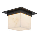One Light Flush Mount<br /><span style="color:#4AB0CE;">Entrega: 4-10 dias en USA</span><br /><span style="color:#4AB0CE;font-size:60%;">PREGUNTE POR ENTREGA EN PANAMA</span><br />Collection: Mineral<br />Finish: Urban Bronze/Alabaster
