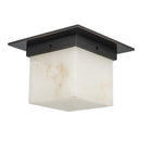 One Light Flush Mount<br /><span style="color:#4AB0CE;">Entrega: 4-10 dias en USA</span><br /><span style="color:#4AB0CE;font-size:60%;">PREGUNTE POR ENTREGA EN PANAMA</span><br />Collection: Mineral<br />Finish: Urban Bronze/Alabaster
