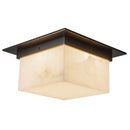 Two Light Flush Mount<br /><span style="color:#4AB0CE;">Entrega: 4-10 dias en USA</span><br /><span style="color:#4AB0CE;font-size:60%;">PREGUNTE POR ENTREGA EN PANAMA</span><br />Collection: Mineral<br />Finish: Urban Bronze/Alabaster