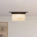 Alora - FM356115UBAR - Two Light Flush Mount - Mineral - Urban Bronze/Alabaster