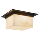 Two Light Flush Mount<br /><span style="color:#4AB0CE;">Entrega: 4-10 dias en USA</span><br /><span style="color:#4AB0CE;font-size:60%;">PREGUNTE POR ENTREGA EN PANAMA</span><br />Collection: Mineral<br />Finish: Urban Bronze/Alabaster