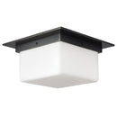 Two Light Flush Mount<br /><span style="color:#4AB0CE;">Entrega: 4-10 dias en USA</span><br /><span style="color:#4AB0CE;font-size:60%;">PREGUNTE POR ENTREGA EN PANAMA</span><br />Collection: Mineral<br />Finish: Urban Bronze/Matte Opal Glass