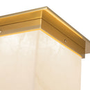 One Light Flush Mount<br /><span style="color:#4AB0CE;">Entrega: 4-10 dias en USA</span><br /><span style="color:#4AB0CE;font-size:60%;">PREGUNTE POR ENTREGA EN PANAMA</span><br />Collection: Mineral<br />Finish: Patina Brass/Alabaster