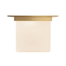One Light Flush Mount<br /><span style="color:#4AB0CE;">Entrega: 4-10 dias en USA</span><br /><span style="color:#4AB0CE;font-size:60%;">PREGUNTE POR ENTREGA EN PANAMA</span><br />Collection: Mineral<br />Finish: Patina Brass/Opal Glass