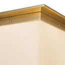 One Light Flush Mount<br /><span style="color:#4AB0CE;">Entrega: 4-10 dias en USA</span><br /><span style="color:#4AB0CE;font-size:60%;">PREGUNTE POR ENTREGA EN PANAMA</span><br />Collection: Mineral<br />Finish: Patina Brass/Opal Glass