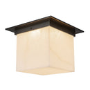 One Light Flush Mount<br /><span style="color:#4AB0CE;">Entrega: 4-10 dias en USA</span><br /><span style="color:#4AB0CE;font-size:60%;">PREGUNTE POR ENTREGA EN PANAMA</span><br />Collection: Mineral<br />Finish: Urban Bronze/Alabaster