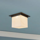 Alora - FM356118UBAR - One Light Flush Mount - Mineral - Urban Bronze/Alabaster