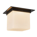 Alora - FM356118UBOP - One Light Flush Mount - Mineral - Urban Bronze/Matte Opal Glass