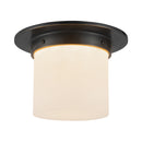 One Light Flush Mount<br /><span style="color:#4AB0CE;">Entrega: 1-2 semanas en USA</span><br /><span style="color:#4AB0CE;font-size:60%;">PREGUNTE POR ENTREGA EN PANAMA</span><br />Collection: Mineral<br />Finish: Urban Bronze/Alabaster