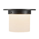 One Light Flush Mount<br /><span style="color:#4AB0CE;">Entrega: 1-2 semanas en USA</span><br /><span style="color:#4AB0CE;font-size:60%;">PREGUNTE POR ENTREGA EN PANAMA</span><br />Collection: Mineral<br />Finish: Urban Bronze/Alabaster