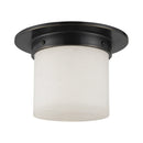 One Light Flush Mount<br /><span style="color:#4AB0CE;">Entrega: 1-2 semanas en USA</span><br /><span style="color:#4AB0CE;font-size:60%;">PREGUNTE POR ENTREGA EN PANAMA</span><br />Collection: Mineral<br />Finish: Urban Bronze/Alabaster