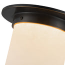 One Light Flush Mount<br /><span style="color:#4AB0CE;">Entrega: 1-2 semanas en USA</span><br /><span style="color:#4AB0CE;font-size:60%;">PREGUNTE POR ENTREGA EN PANAMA</span><br />Collection: Mineral<br />Finish: Urban Bronze/Alabaster