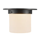 One Light Flush Mount<br /><span style="color:#4AB0CE;">Entrega: 1-2 semanas en USA</span><br /><span style="color:#4AB0CE;font-size:60%;">PREGUNTE POR ENTREGA EN PANAMA</span><br />Collection: Mineral<br />Finish: Urban Bronze/Matte Opal Glass
