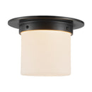 One Light Flush Mount<br /><span style="color:#4AB0CE;">Entrega: 1-2 semanas en USA</span><br /><span style="color:#4AB0CE;font-size:60%;">PREGUNTE POR ENTREGA EN PANAMA</span><br />Collection: Mineral<br />Finish: Urban Bronze/Matte Opal Glass