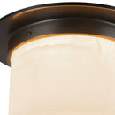 Alora - FM360115UBAR - Two Light Flush Mount - Mineral - Urban Bronze/Alabaster