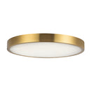 LED Flush Mount<br /><span style="color:#4AB0CE;">Entrega: 4-10 dias en USA</span><br /><span style="color:#4AB0CE;font-size:60%;">PREGUNTE POR ENTREGA EN PANAMA</span><br />Collection: Evelyn<br />Finish: Brushed Gold/Alabaster