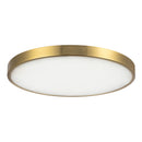 LED Flush Mount<br /><span style="color:#4AB0CE;">Entrega: 4-10 dias en USA</span><br /><span style="color:#4AB0CE;font-size:60%;">PREGUNTE POR ENTREGA EN PANAMA</span><br />Collection: Evelyn<br />Finish: Brushed Gold/Alabaster