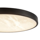 LED Flush Mount<br /><span style="color:#4AB0CE;">Entrega: 4-10 dias en USA</span><br /><span style="color:#4AB0CE;font-size:60%;">PREGUNTE POR ENTREGA EN PANAMA</span><br />Collection: Evelyn<br />Finish: Matte Black/Alabaster