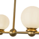 Four Light Linear Pendant<br /><span style="color:#4AB0CE;">Entrega: 1-2 semanas en USA</span><br /><span style="color:#4AB0CE;font-size:60%;">PREGUNTE POR ENTREGA EN PANAMA</span><br />Collection: Beckett<br />Finish: Brushed Gold