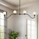Four Light Linear Pendant<br /><span style="color:#4AB0CE;">Entrega: 3-4 semanas en USA</span><br /><span style="color:#4AB0CE;font-size:60%;">PREGUNTE POR ENTREGA EN PANAMA</span><br />Collection: Beckett<br />Finish: Matte Black