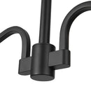 Two Light Linear Pendant<br /><span style="color:#4AB0CE;">Entrega: 3-4 semanas en USA</span><br /><span style="color:#4AB0CE;font-size:60%;">PREGUNTE POR ENTREGA EN PANAMA</span><br />Collection: Sloan<br />Finish: Matte Black/White Linen