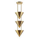 Three Light Pendant<br /><span style="color:#4AB0CE;">Entrega: 4-10 dias en USA</span><br /><span style="color:#4AB0CE;font-size:60%;">PREGUNTE POR ENTREGA EN PANAMA</span><br />Collection: Versus<br />Finish: Patina Brass