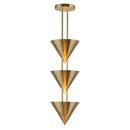 Three Light Pendant<br /><span style="color:#4AB0CE;">Entrega: 4-10 dias en USA</span><br /><span style="color:#4AB0CE;font-size:60%;">PREGUNTE POR ENTREGA EN PANAMA</span><br />Collection: Versus<br />Finish: Patina Brass