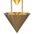 Three Light Pendant<br /><span style="color:#4AB0CE;">Entrega: 4-10 dias en USA</span><br /><span style="color:#4AB0CE;font-size:60%;">PREGUNTE POR ENTREGA EN PANAMA</span><br />Collection: Versus<br />Finish: Patina Brass
