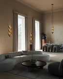 Alora - PD341328PTB - Three Light Pendant - Versus - Patina Brass