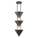 Alora - PD341328STA - Three Light Pendant - Versus - Aged Steel