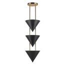 Three Light Pendant<br /><span style="color:#4AB0CE;">Entrega: 4-10 dias en USA</span><br /><span style="color:#4AB0CE;font-size:60%;">PREGUNTE POR ENTREGA EN PANAMA</span><br />Collection: Versus<br />Finish: Urban Bronze