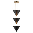 Alora - PD341328UB - Three Light Pendant - Versus - Urban Bronze