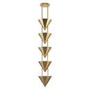 Five Light Pendant<br /><span style="color:#4AB0CE;">Entrega: 4-10 dias en USA</span><br /><span style="color:#4AB0CE;font-size:60%;">PREGUNTE POR ENTREGA EN PANAMA</span><br />Collection: Versus<br />Finish: Patina Brass