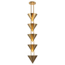 Five Light Pendant<br /><span style="color:#4AB0CE;">Entrega: 4-10 dias en USA</span><br /><span style="color:#4AB0CE;font-size:60%;">PREGUNTE POR ENTREGA EN PANAMA</span><br />Collection: Versus<br />Finish: Patina Brass