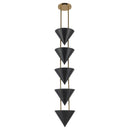 Five Light Pendant<br /><span style="color:#4AB0CE;">Entrega: 4-10 dias en USA</span><br /><span style="color:#4AB0CE;font-size:60%;">PREGUNTE POR ENTREGA EN PANAMA</span><br />Collection: Versus<br />Finish: Urban Bronze