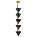Five Light Pendant<br /><span style="color:#4AB0CE;">Entrega: 4-10 dias en USA</span><br /><span style="color:#4AB0CE;font-size:60%;">PREGUNTE POR ENTREGA EN PANAMA</span><br />Collection: Versus<br />Finish: Urban Bronze